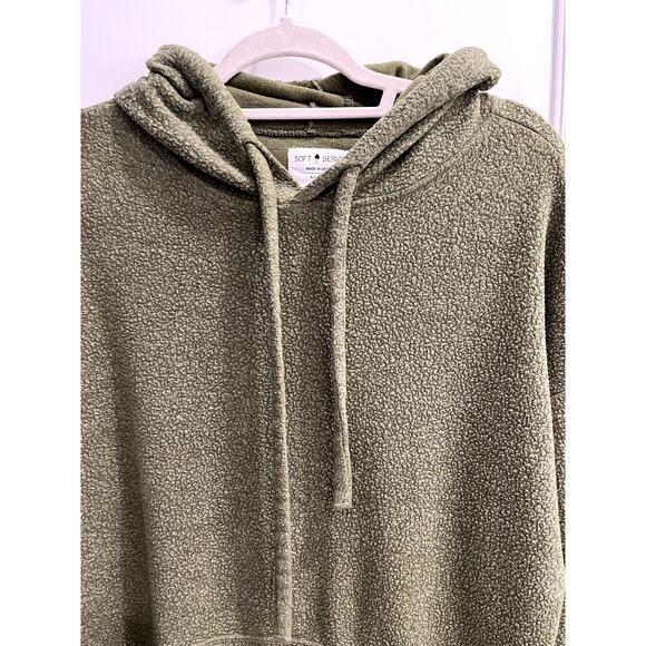 Soft Serve Army Green Hoodie Size XL Extra Large - Picture 3 of 4